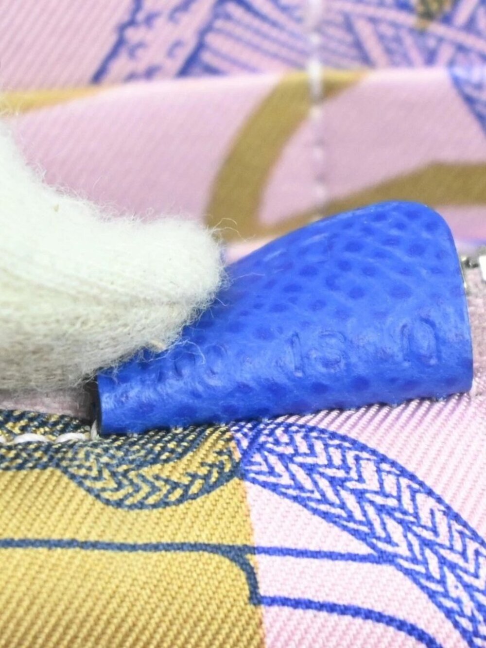 HERMES Azap Silk In Zip Around Long Wallet Epsom Leather Blue SHW France 38RL950 - Picture 16 of 16